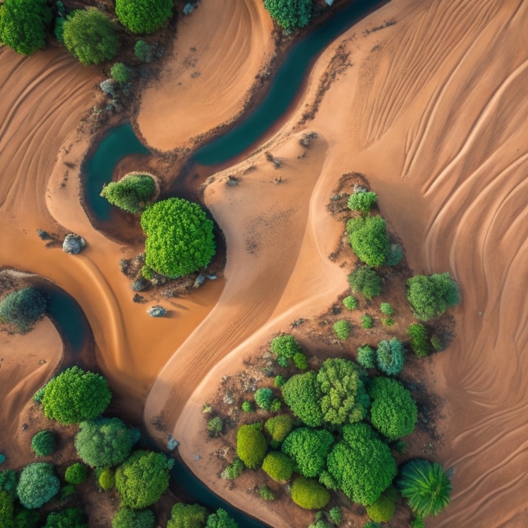 Blogs 10 Aerial View of Desert